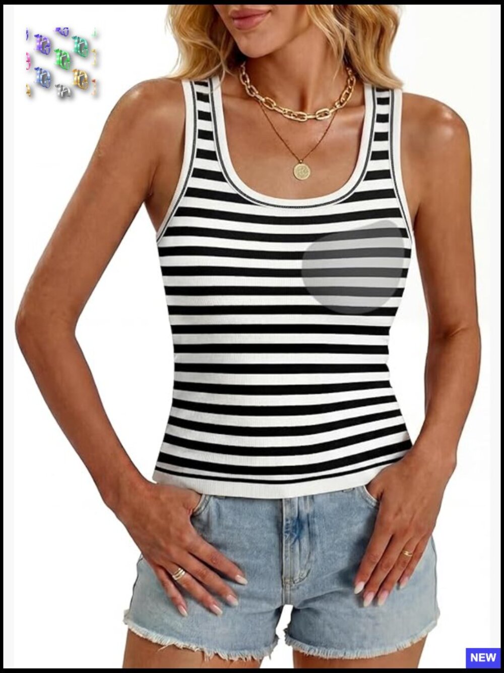 Ribbed Tank Top Y2K Chic Slim Fit Removable Padded Summer Workout Casual